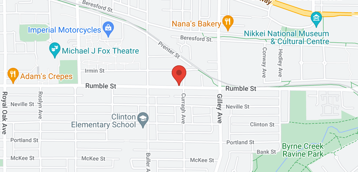 map of 6091 RUMBLE STREET